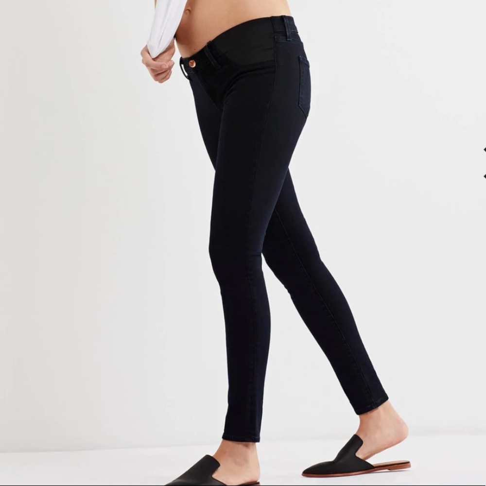 J BRAND MAMA J SIDE PANEL SKINNY MATERNITY JEANS